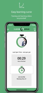 ClockInApp screenshot #1 for iPhone
