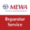 Mit der MEWA Reparaturservice App können Sie uns schnell, einfach und bequem Ihre Reparaturen an Ihrer MEWA Kleidung mitteilen