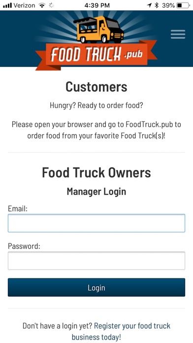 Food Truck Pub Screenshot