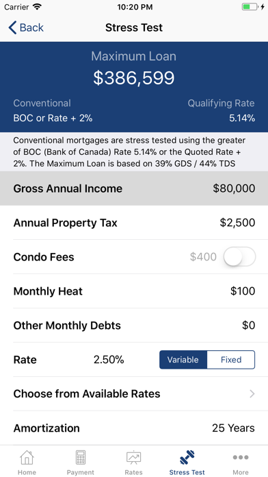 Butler Mortgage App Screenshot