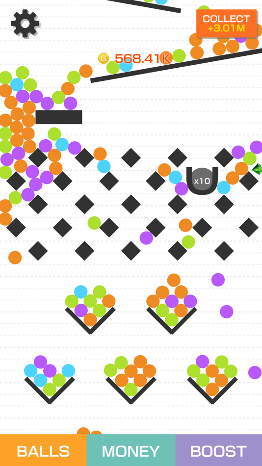 #3. Idle Ball (iOS) 由: Geisha Tokyo Inc.