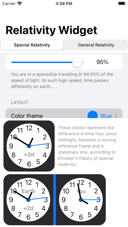 #5. Relativity Widget (iOS) 由: Eliott Morgensztern