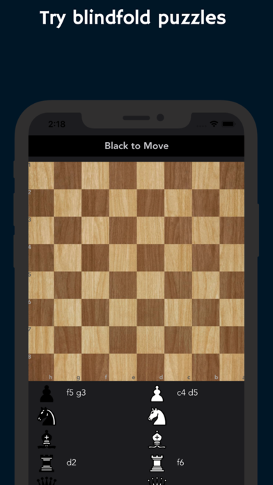 Blindfold Chess Puzzles screenshot 3