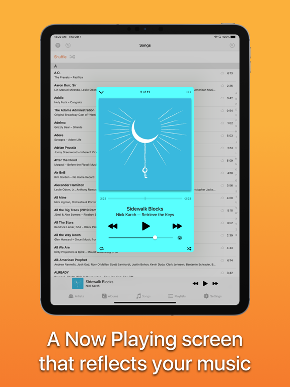 Screenshot #2 for Picky Music Player