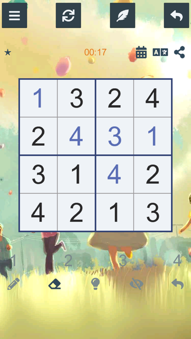 ™ Sudoku 4x4 screenshot 3