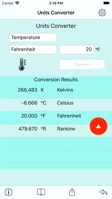 My Units Converter Screenshot