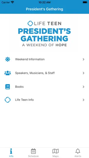 Life Teen Presidents Gathering screenshot 1