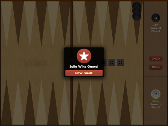 Backgammon ∙ iPad app afbeelding 2