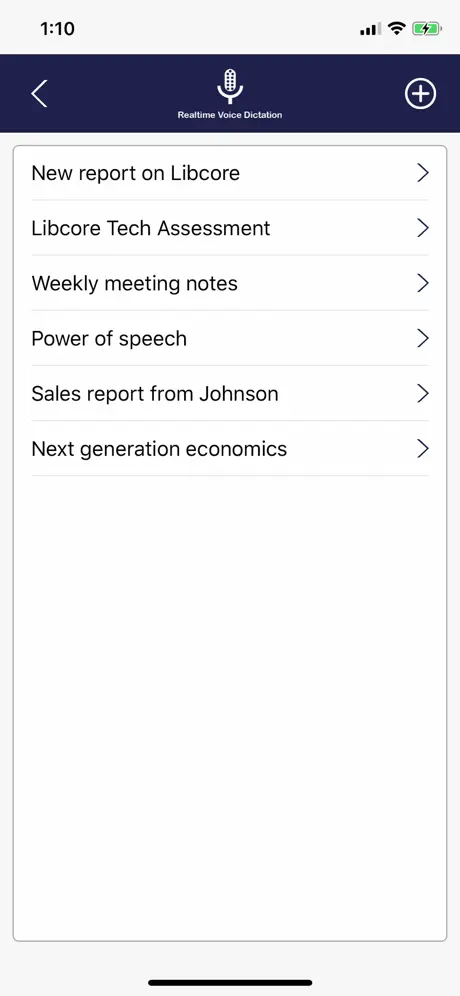 Dictation App