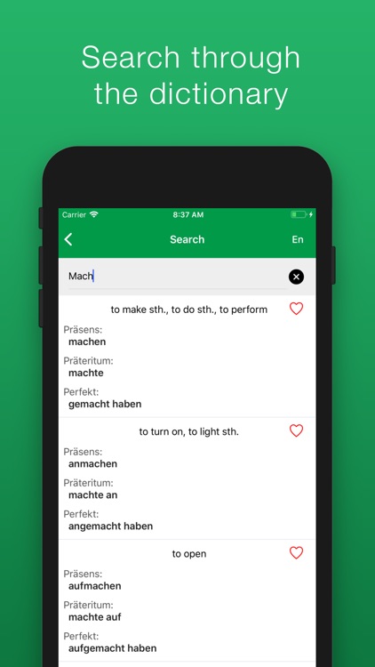 Drei P - German Verbs Trainer screenshot-4