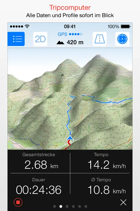 Maps 3D - Wandern & Fahrrad