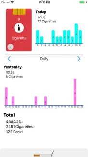 cigarette count iphone screenshot 3