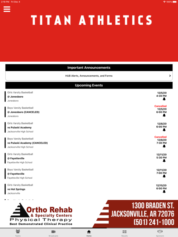 Screenshot #5 pour Jacksonville Titans Athletics