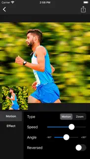 motion blur - panning photo iPhone Captures Décran 4
