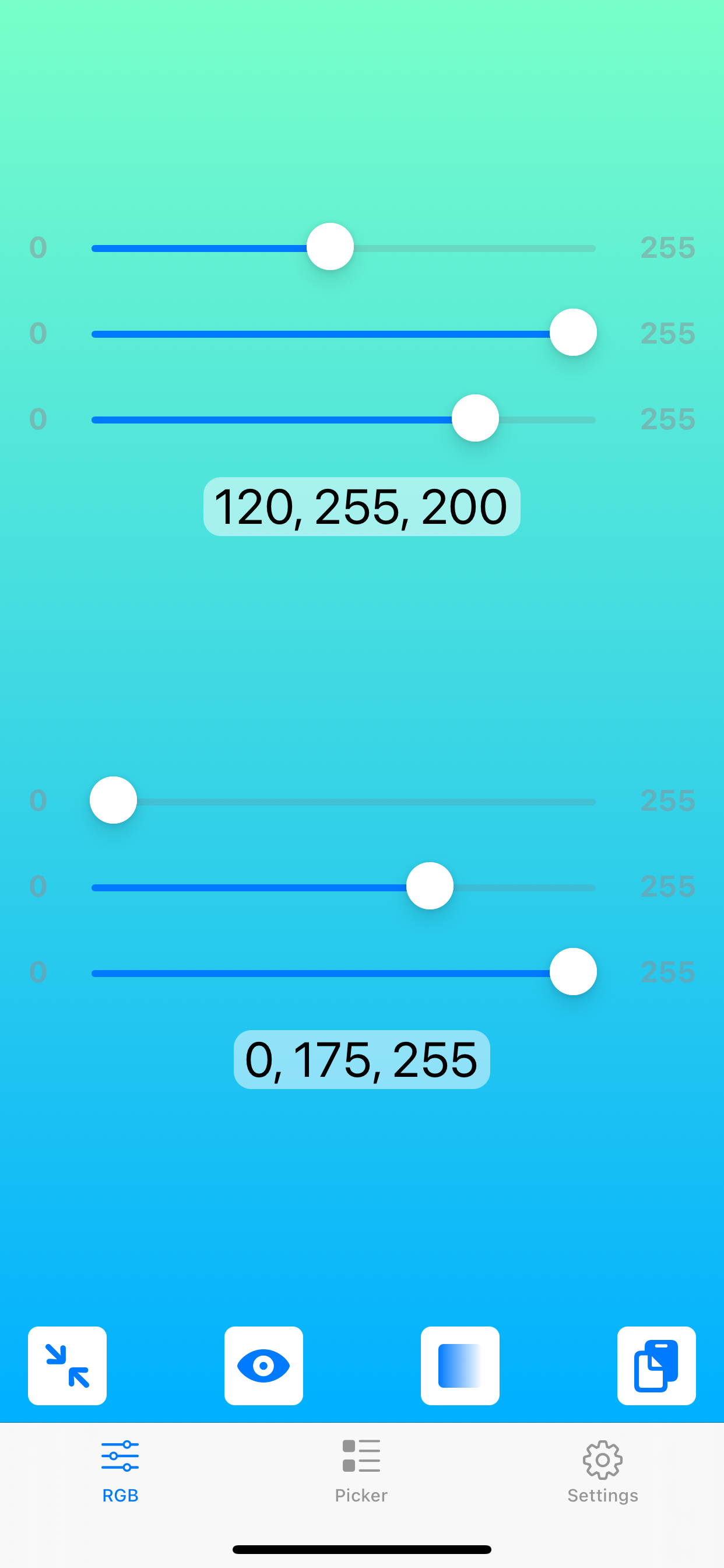PowerRGB screenshot 3