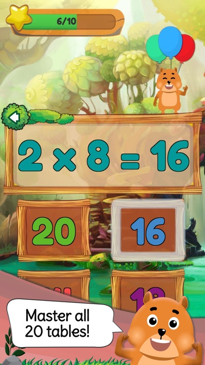 Multiplication: Times Tables x