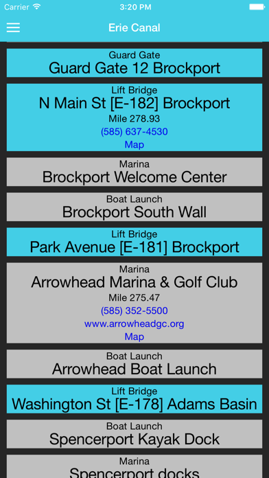 Erie Canal Guide Screenshot 3 - AppWisp.com Erie Canal Guide Screenshot 3 - AppWisp.com