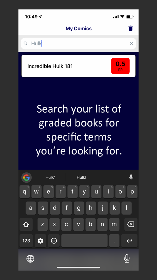 #3. SpotOn Grading System Comic Ed (iOS) 由: Fenix Flame Comics, LLC