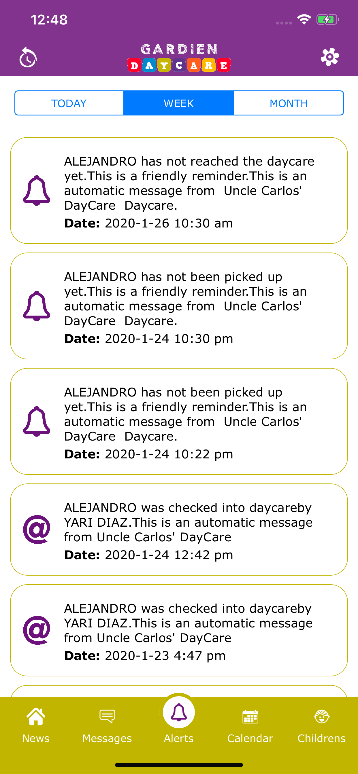 Gardien DayCare For Parents screenshot 3