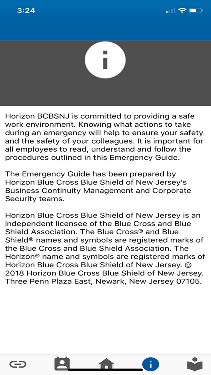 Horizon Emergency Preparedness