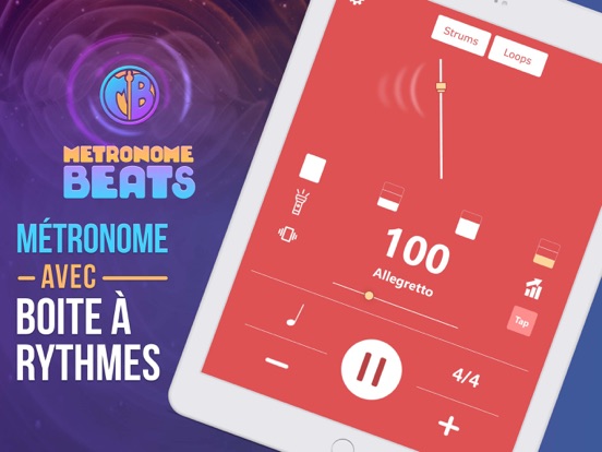 Screenshot #4 pour Metronome BEATS: Tap Tempo Bpm
