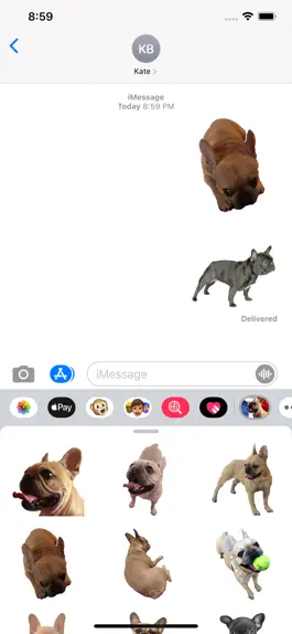 Game screenshot Frenchie Stickers Pack mod apk