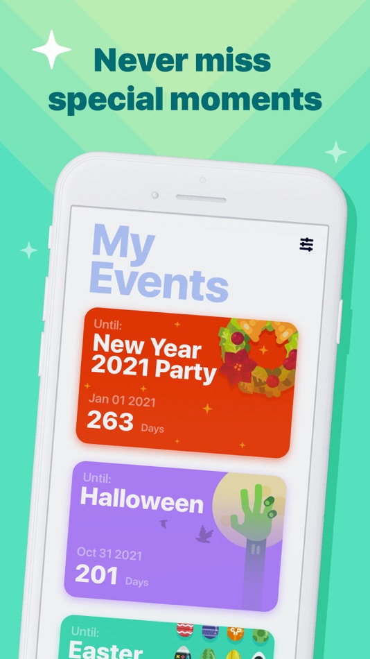 #2. Countdown: Event Widgets (iOS) 게시자: POKET APPS, OOO