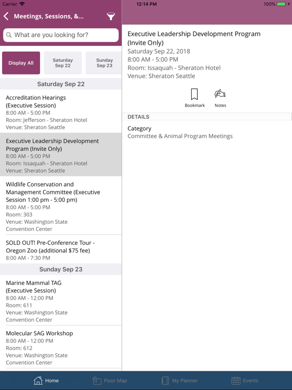 Screenshot #6 pour AZA Meetings and Conferences