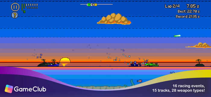 Pixel Boat Rush - GameClub