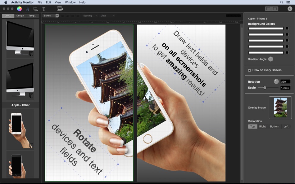 #3. Screenshop: Screenshot Creator (macOS) Podle: Luca Bartl