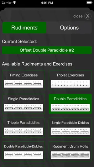 Drummer ITP - Rudiment Trainer screenshot 2