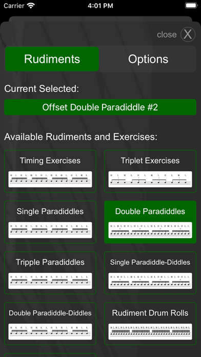 Screenshot #2 pour Drummer ITP - Rudiment Trainer