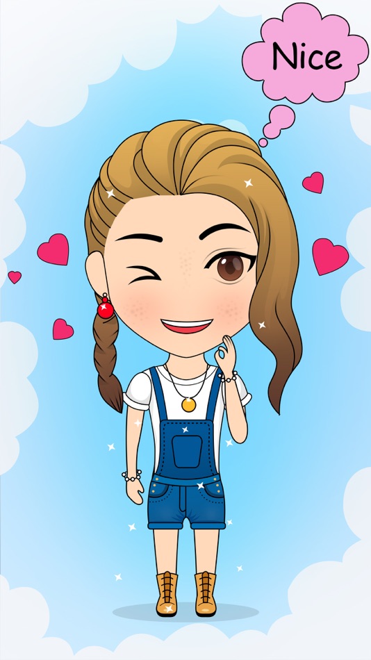 #4. Cute Doll Maker (iOS) Podle: Payal Lakhani