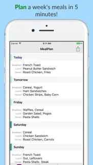 mealplan+ iphone screenshot 1