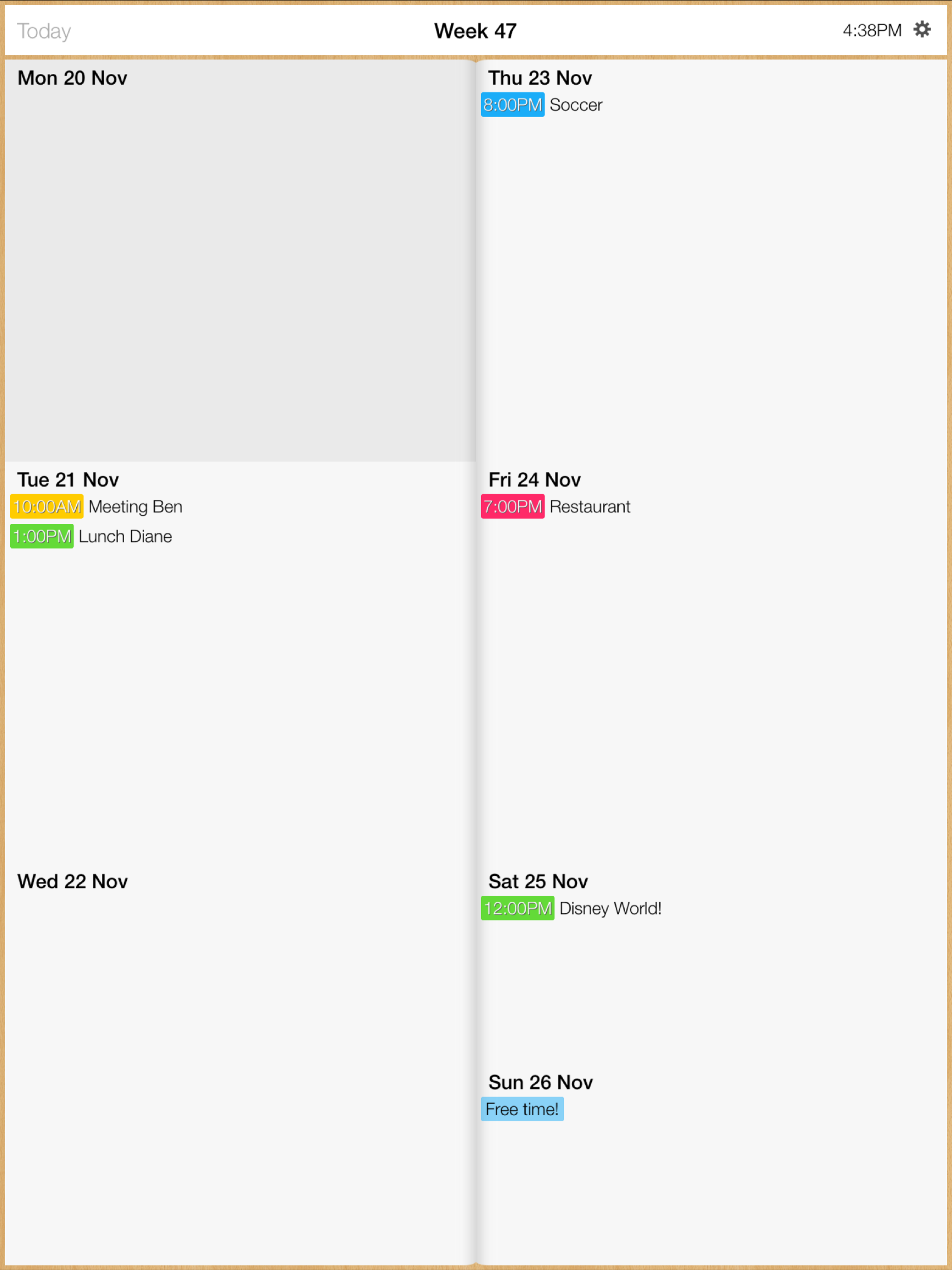 Week Calendar + screenshot 4