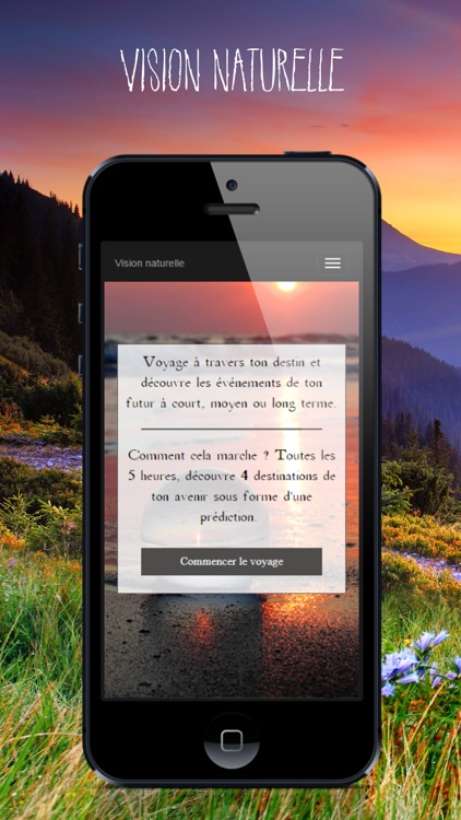 Vision naturelle - Voyance