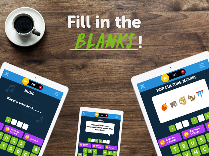 Crossword Quiz - Word Puzzles