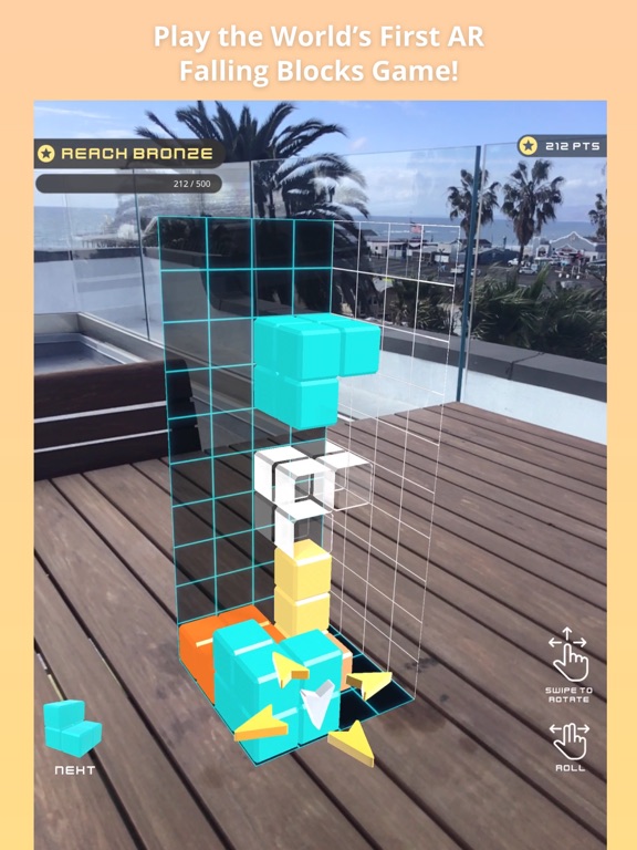 Screenshot #4 pour Fallocks! AR Falling Blocks
