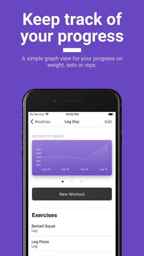 Gymmore - Simple gym log