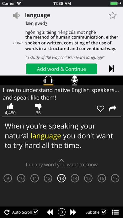 Screenshot #2 pour English Subtitle: Learn Engvid