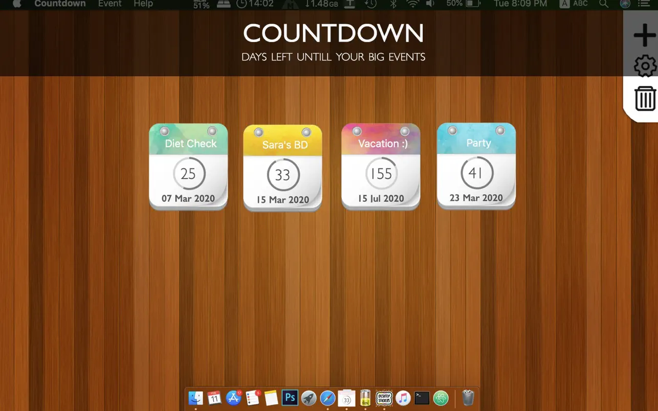 #3. Countdown (macOS) De: Marian Raafat