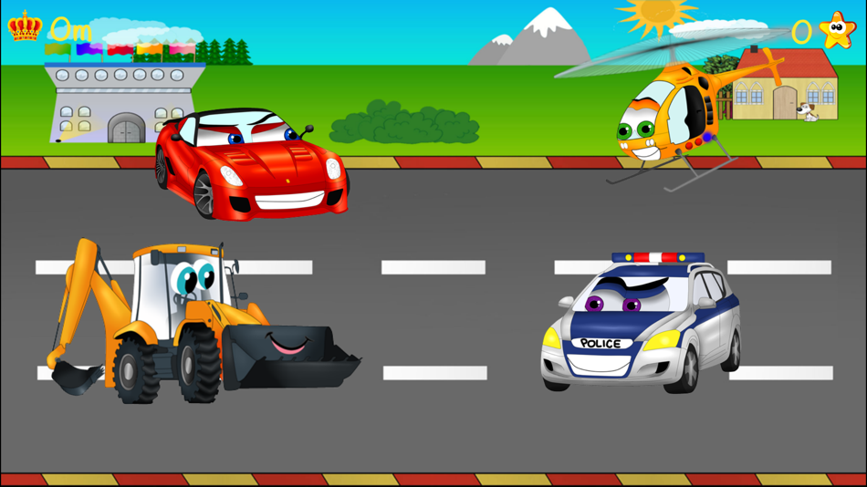 Cars Road Race Kids Game - 1.0.3 - (iOS)