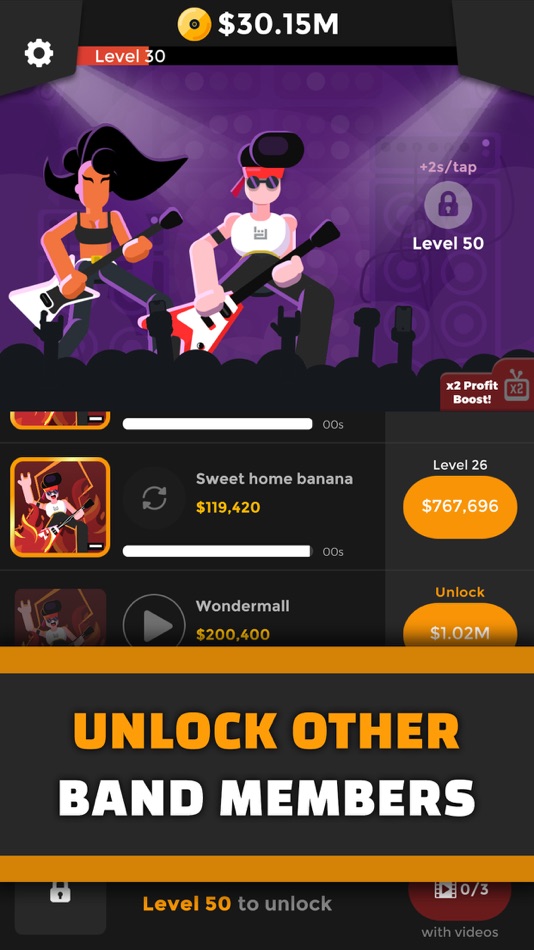 #3. Rock Band Idle (iOS) Podle: Hikmet Duran