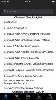 cleveland clinic ems protocols iphone screenshot 2