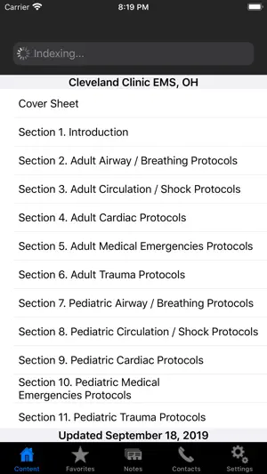 Cleveland Clinic EMS Protocols screenshot 2