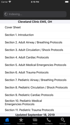 Cleveland Clinic EMS Protocols screenshot 2