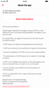 CoPE Paediatric Emergency screenshot