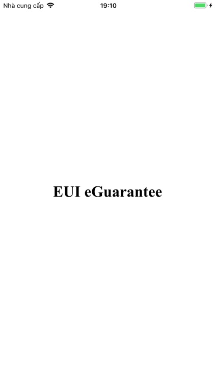 EUI eGuarantee