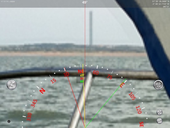 Compass Eye Bearing Compass iPad app afbeelding 2