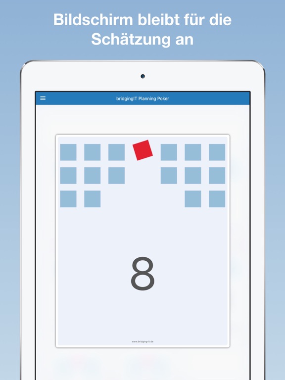 Screenshot #6 pour bridgingIT Planning Poker